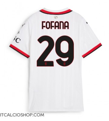 AC Milan Youssouf Fofana #29 Seconda Maglia Femmina 2024-25 Manica Corta